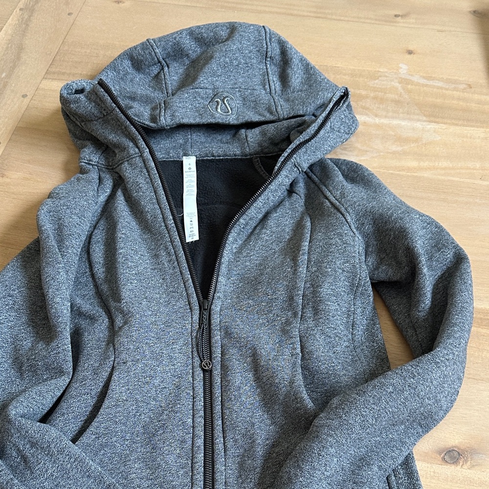 Lululemon Athletica Charcoal Zip-Up Jacket